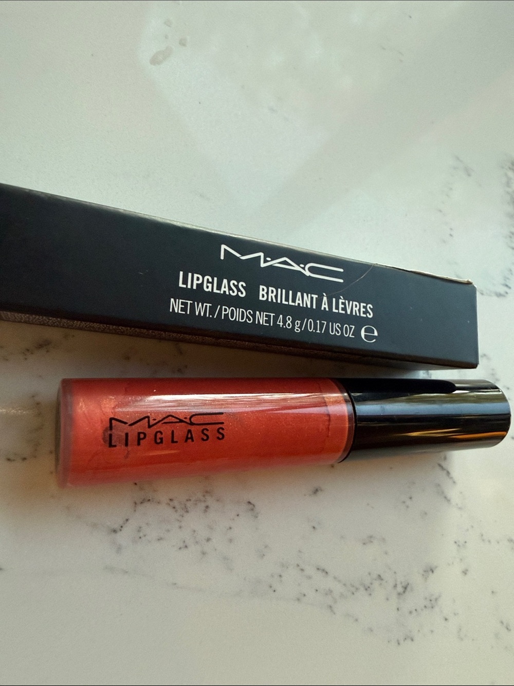 MAC Lipglass Lipstick Gloss Limited Edition Color Eclectic Edge NIB
